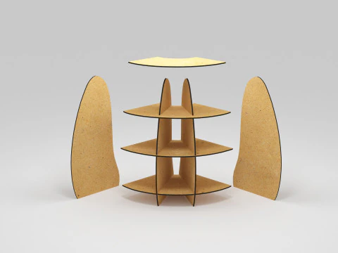 Marka p&oacute;łki Model 3D