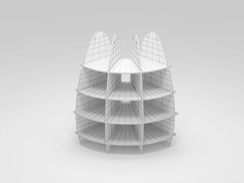 Marka p&oacute;łki Model 3D