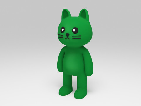 Zeichentrickfigur 3D Modell