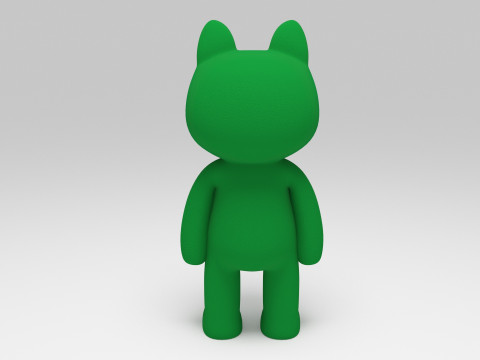 Zeichentrickfigur 3D Modell