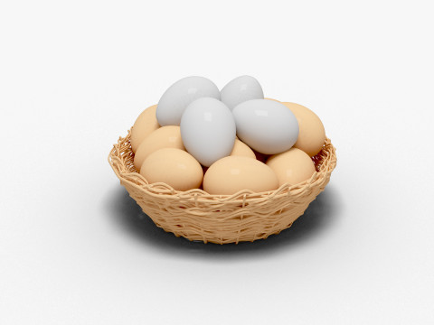 Kosz na jajka Model 3D