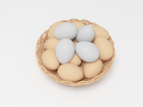 Kosz na jajka Model 3D