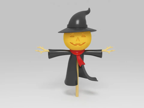 Scarecrow 3D Model