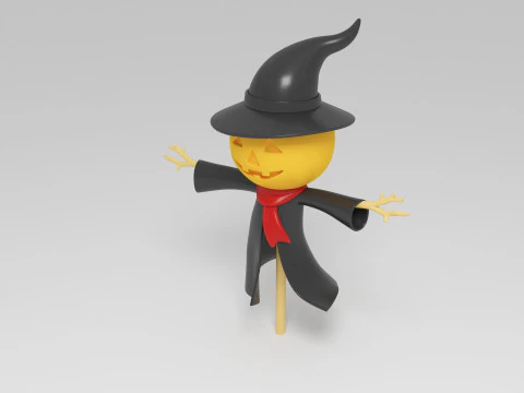 Scarecrow 3D Model