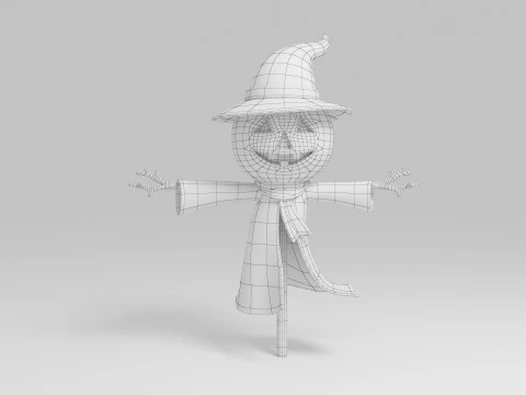 Scarecrow 3D Model