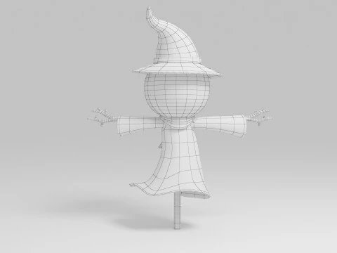 Scarecrow 3D Model