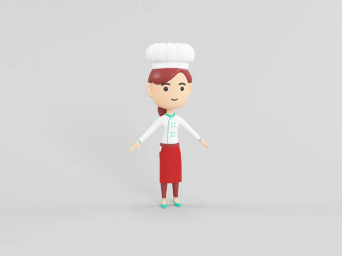 Мультиплікаційний персонаж 03 3D Модель