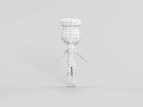 Мультиплікаційний персонаж 03 3D Модель