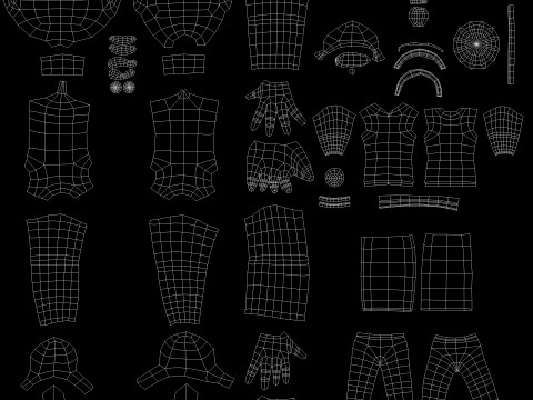 कार्टून शैली चरित्र 03 3D मॉडल