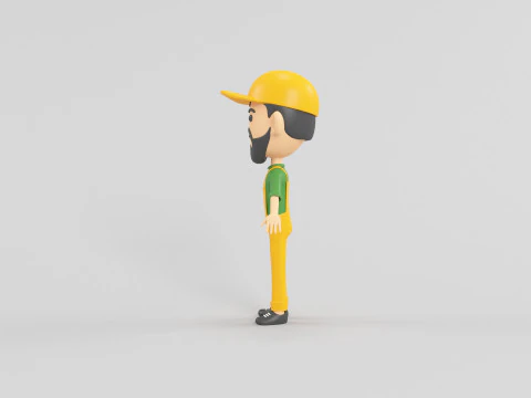 Cartoon Style Character 05 3D Model