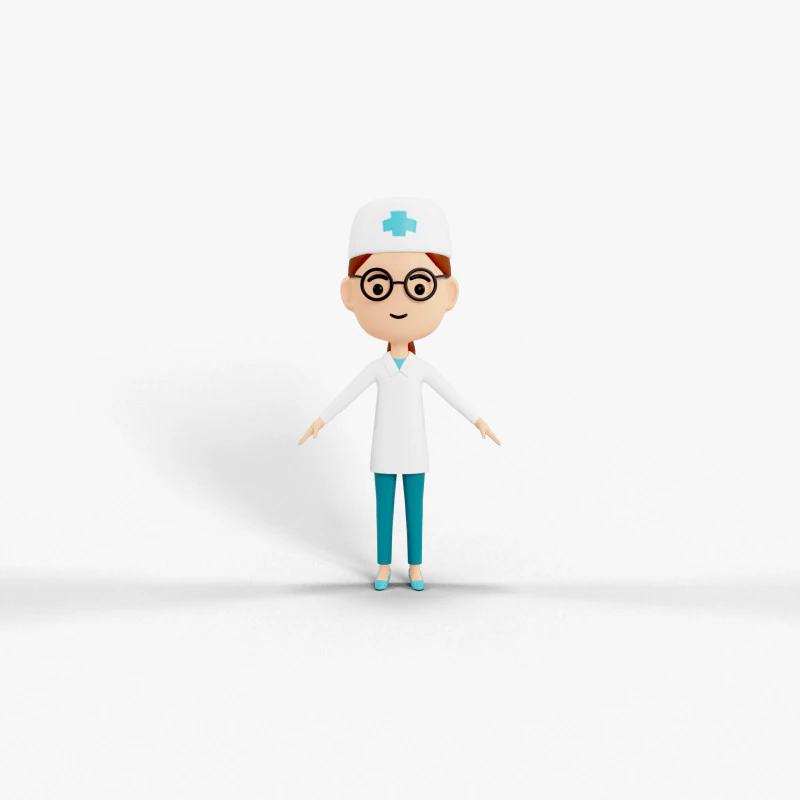Cartoon Style Character 07 3D Model .c4d .max .obj .3ds .fbx .stl .blend 