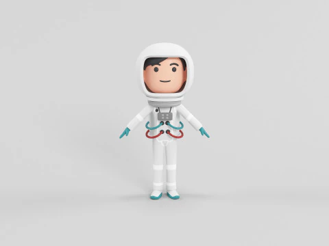 Cartoon Style Character 09 3D Model