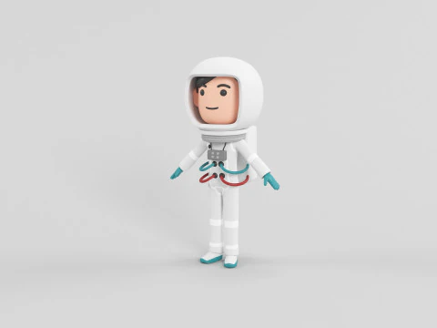 Cartoon Style Character 09 3D Model