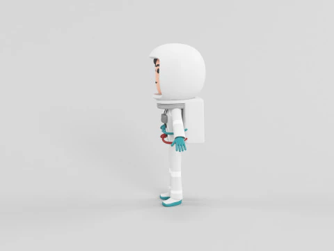 Cartoon Style Character 09 3D Model