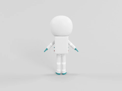 Cartoon Style Character 09 3D Model