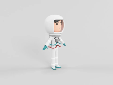 Cartoon Style Character 09 3D Model