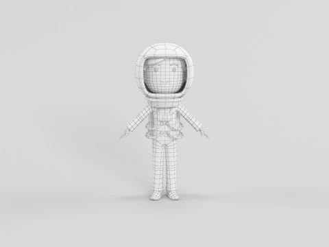 Cartoon Style Character 09 3D Model