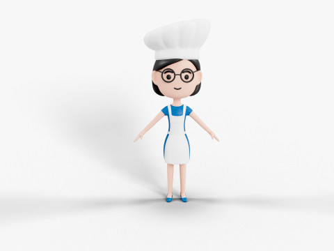 卡通风格人物 11 3D 模型