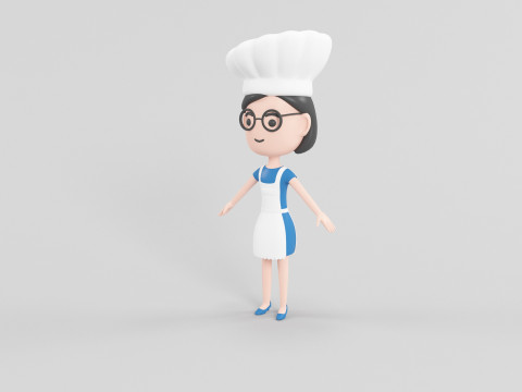 Cartoon Style Character 11 3D Model