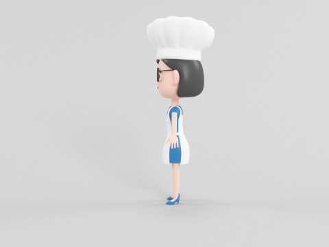 Cartoon Style Character 11 3D Model