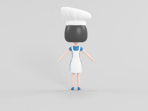 Cartoon Style Character 11 3D Model