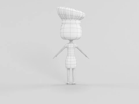 Personaggio in stile cartone animato 11 Modello 3D
