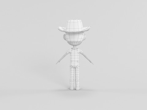 Cartoon Style Character 12 3D Model