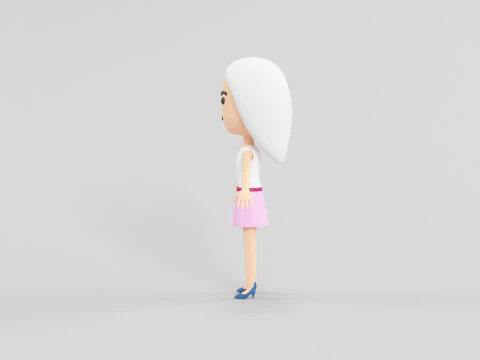 Personaggio in stile cartone animato 18 Modello 3D