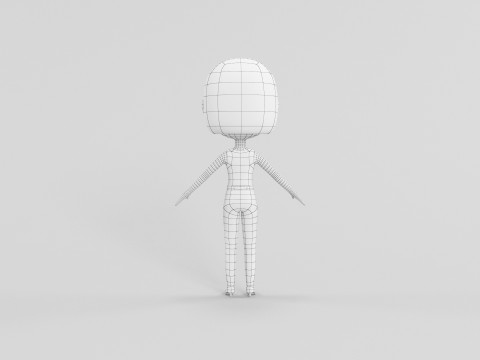 Cartoon Style Character 21 3D Model