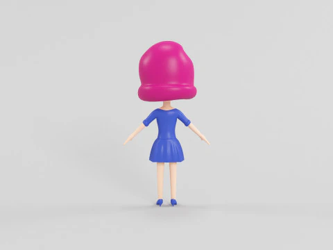 Мультяшний персонаж 22 3D Модель