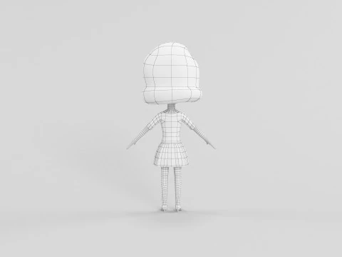 Мультяшний персонаж 22 3D Модель