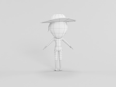 Personaggio in stile cartone animato 26 Modello 3D