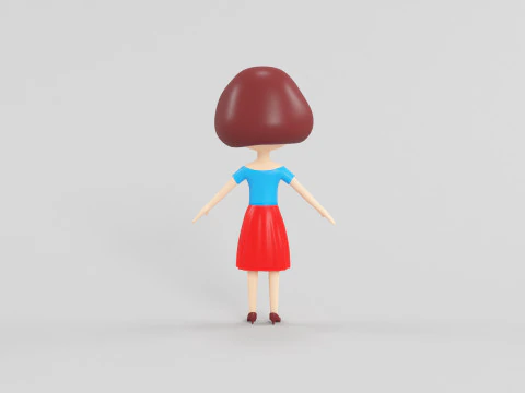 Cartoon Style Character 29 3D Model