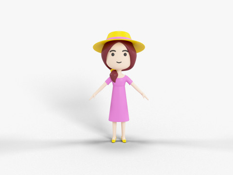 卡通风格人物 30 3D 模型