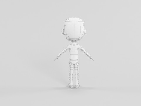 Stripfiguur 35 3D Model