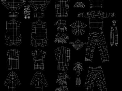 Stripfiguur 35 3D Model