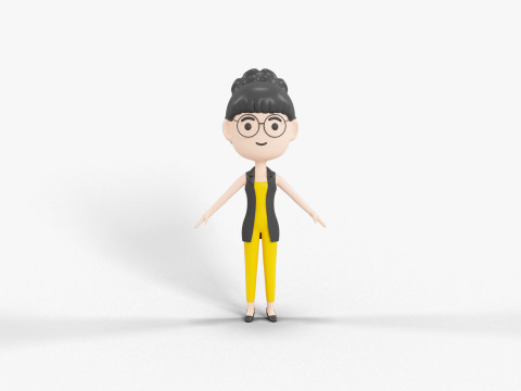 卡通风格人物 39 3D 模型