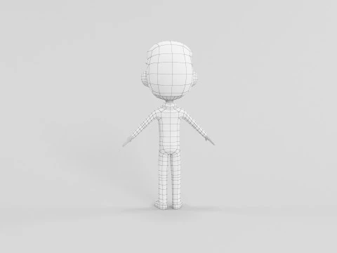 Мультиплікаційний персонаж 53 3D Модель