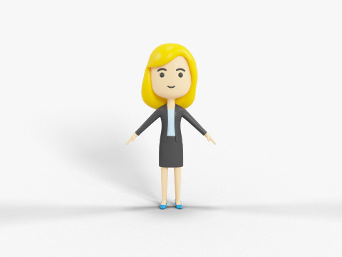 卡通风格人物 54 3D 模型