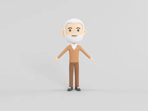 Cartoon Style Character 57 3D Model