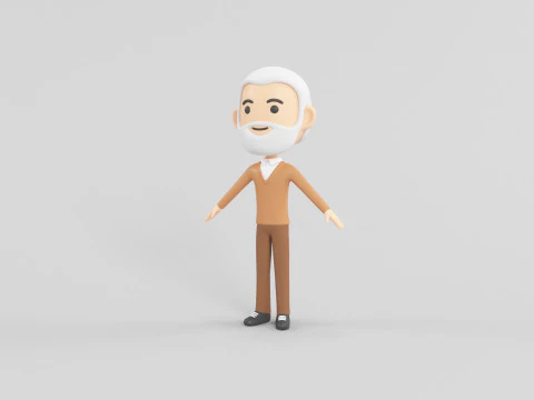 Cartoon Style Character 57 3D Model