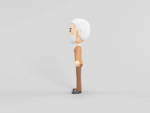 Cartoon Style Character 57 3D Model