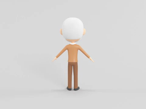 Cartoon Style Character 57 3D Model