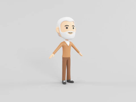 Cartoon Style Character 57 3D Model