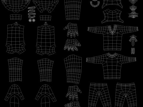 कार्टून शैली चरित्र 57 3D मॉडल