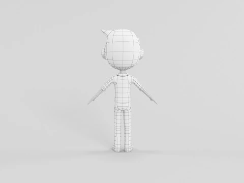 Cartoon Style Character 59 3D Model