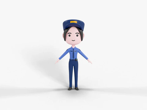 60 personaggi lowpoly Modello 3D