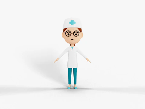 60 personaggi lowpoly Modello 3D