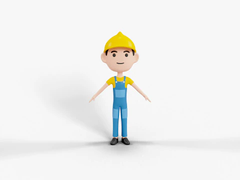 60 personaggi lowpoly Modello 3D