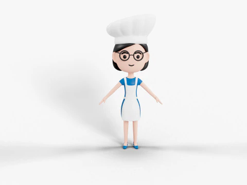 60 personaggi lowpoly Modello 3D